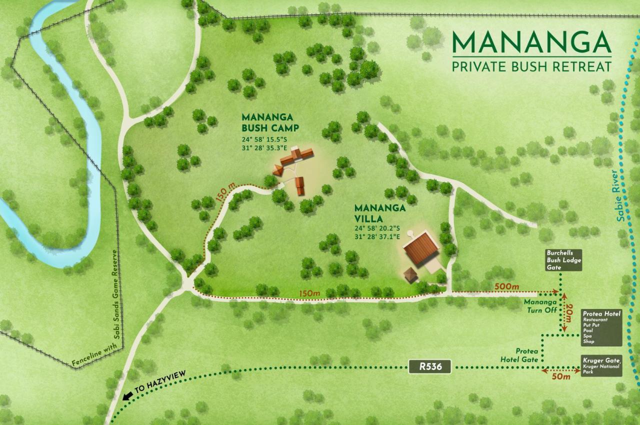 Mananga Bush Camp Hotell Skukuza Exteriör bild